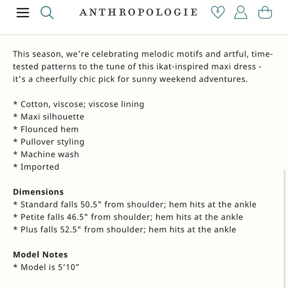 Anthropologie Felipa Maxi Dress Tiered Hem Puff Sleeve Influencer Fave Pockets - Picture 10 of 13